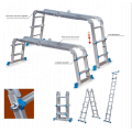 4,1 m Teleskopleiter aus Aluminium mit Soft-Close-System EN131-6 ANSI Warenwet AS / NZS CAN3-Z11-M81